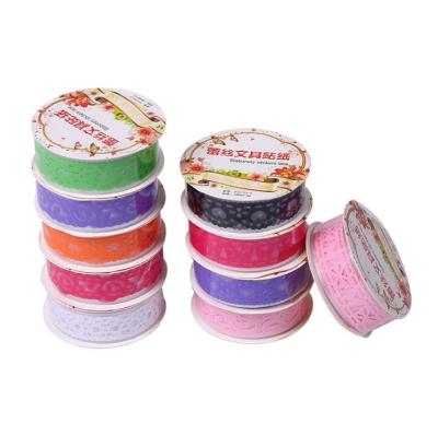 China Decorative Waterproof+Eco-friendly PVC Lace Border Stickers For Scrapbooking for sale