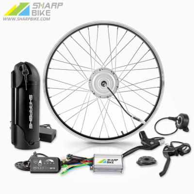 China 250W Front Wheel Electric Bike Conversion Kit With Lithium Battery 16