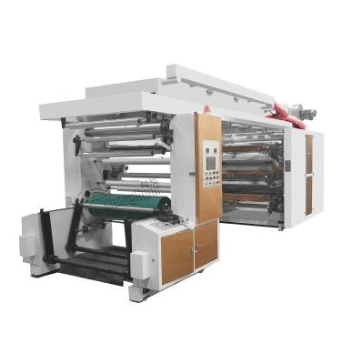 China Hot sale 6 color ci type hotels central drum flexo printing machine for paper bag for sale