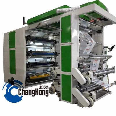 China CHANGHONG Best Flexo Printing Machine Sale 8 Color Flexo Color Printing Press Machine Price for sale