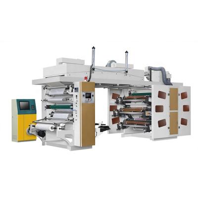 China CI Hotels Printing Machine High Speed ​​Flexo 6 ​​Color BOPP Film Economical CI Type Price for sale