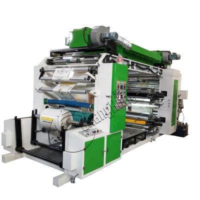 China Automatic Trays High Speed ​​4 Color Flexo Bag Printing PP Woven Printing Machine for sale