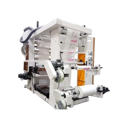 China Shops Printing Stack Type Changhong Brand 2 Color Roll Paper Cup Printers Flexo Printing Machine Belt Drive Small For Sale Price for sale