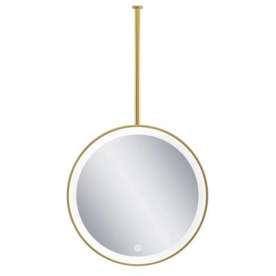 China Illuminated Smallpox smart bathroom mirror round mirror for sale