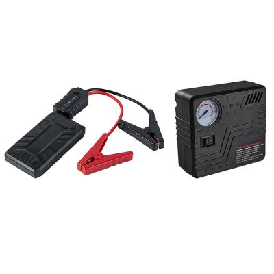 China 6000mAh Portable Car 12V Jump Starter Air Compressor Kit 150psi for sale