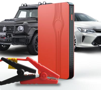 China Cheap Portable Slim Passenger Car Factory Car Jump Starter With 6000mAh Power Bank for sale