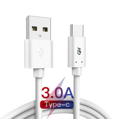 China Factory Wholesale 1.5M PVC USB C Cable 3A Fast Charing Cable Type C Data Cable For Samsung Charging Type C USB Ladekabel Fast USB 2.0 To USBC Cable for sale