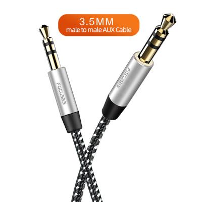 China Speaker Focuses 3.5MM Audio Listening Cable Male To Male Focuses Cable AUX Cables. Phone Car Speaker MP4 Earphone Audio for sale