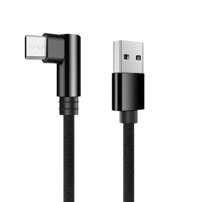 China Fast Charing Cable Fast Charging 2.4A Right Angle 90 Degree Micro Cable USB Male to Female Data Cable cabo de carregamento usb 3.0 for sale