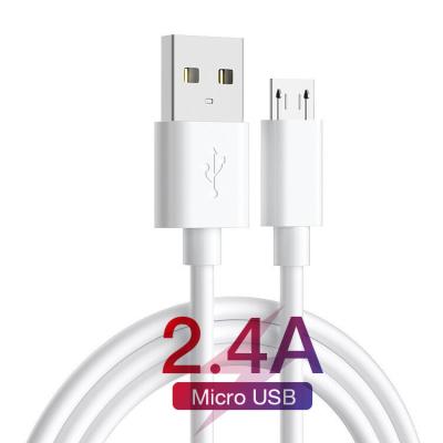 China MP3/MP4 Player Dicounts Prices White Color PVC Cable Android 5 Pin Micro USB Connector Sync Charger Fast Charging Data Cable for sale