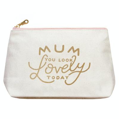 China B037 Handled Customized OEM Mom Cosmetics Makeup Bag Christmas Makeup Bag For Mom Beauty Gift For Moms You Look Today's Lovely Makeup Bag for sale