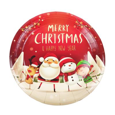 China Party Decoration A0003 Christmas Decoration Party Supplies Merry Christmas Dish Cup Napkin Other Christmas Decorations for sale