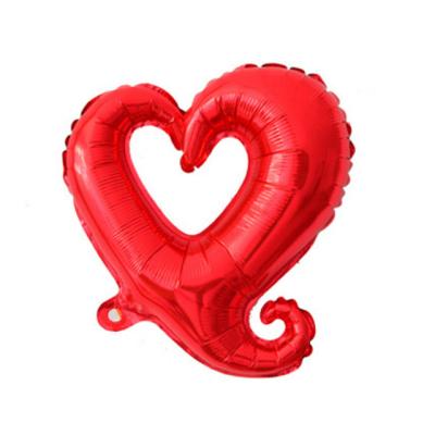 China Wedding Special Sale Hollow Heart Shape Wedding Favors Party Decorations Foil Balloons Supplies for sale