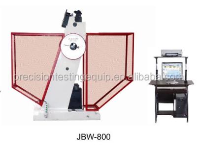 China Clear Zero and Auto Return JBW-800 Computer Screen Show Charpy Impact Test Equipment for sale