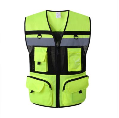 China Customized OEM Wholesale Police Vest Reflective Jacket With Pocket Police Safety Vest for sale