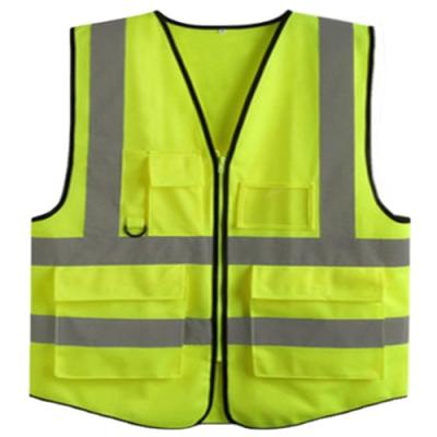 China Reflective Vests Wholesale High Visibility Safety Reflective Clothing For Traffic Controller / Hygiene Workers And Construction Site for sale