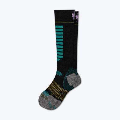 China Customized Wholesale OEM Customized Lightweight Merino Wool Ski And Snowboard Sock for sale