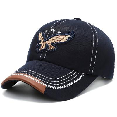 China Custom Logo Sport Cap Hat Plain Promotional Eagle Hats & Caps COMMON for sale