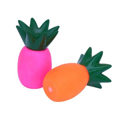 China 2021 Viable Hot Sale Pineapple Shape Dog Toy Pet Vent Toy Vinyl Dog Toy for sale