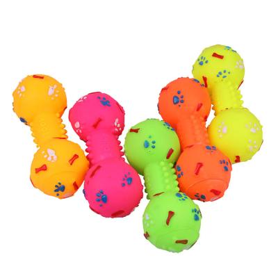 China Viable Wholesale Colored Dog Shape Resistance Dog Vinyl Rolling Toy for sale