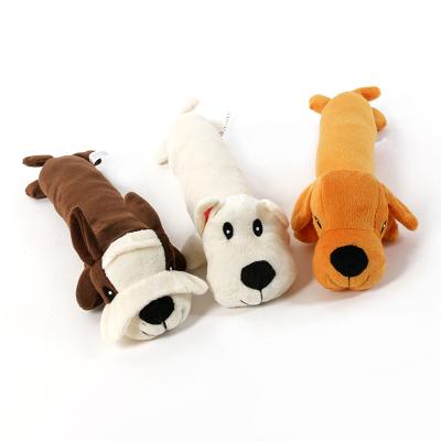 China Long Squeaky Dog Toy Pet Dog Called Plush Toy Simulation Dog Animal Shape for sale