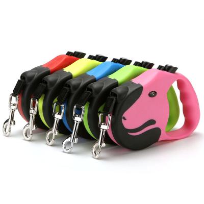 China New Style Pet Viable Reflective Dog Leash Retractable Dog Leash And Harness for sale