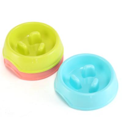 China Wholesale Sustainable Slow Food Pet Food Small Size Plastic Bowl Eat Pet Feeder Dog Bowl for sale