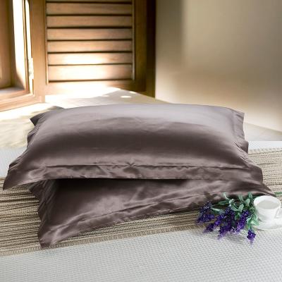 China Mulberry Silk Waterproof Pillowcase 19mm/22mm/25mm OEKO-TEX Certified 25momme 100% Pure Solid Silk Pillowcase for sale