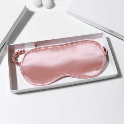 China Anti-wrinkle Facial Beauty Size 22x10cm Large Size 22x10cm Adjustable Pure Silk Blindfold for sale