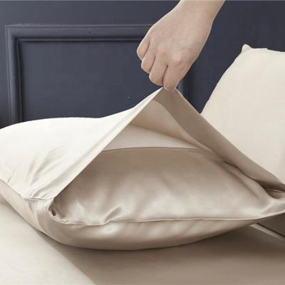 China Anti-pilling Charmeuse Pillowcases Smooth Soft 100% Silk King Size For Women for sale