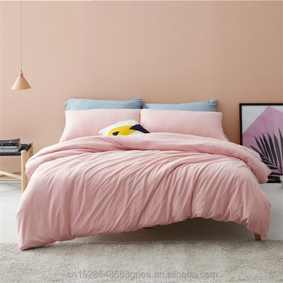 China Nondisposable Wholesale Lyocell 300TC Pink 100% Organic Bamboo Bedding Sets for sale