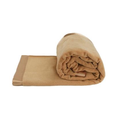 China Anti-pilling Comfortable Soft Solid Color 100% Organic Bamboo Weighted Blankets With Pure Silk Binding for sale