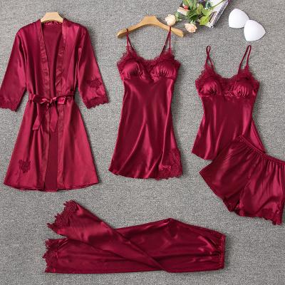 China Wholesale 2019 New Style Women Satin QUICK DRY Sleepwear for sale