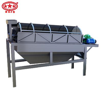 China Building Material Shops Drum Vibrating Screen For Gold Refining Machine Produced By Hongxing Company for sale