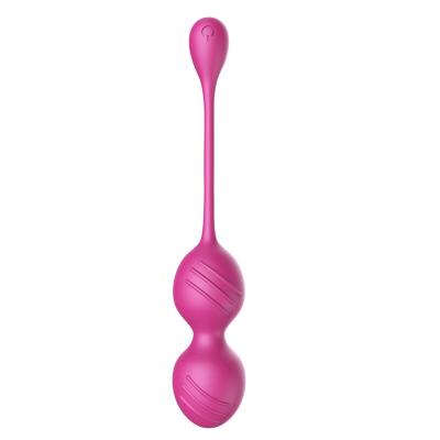 China Double Ben Wa Vaginal Kegel Balls Silicone + ABS Liquid Wholesale Eggs G Spot Vibrator for sale