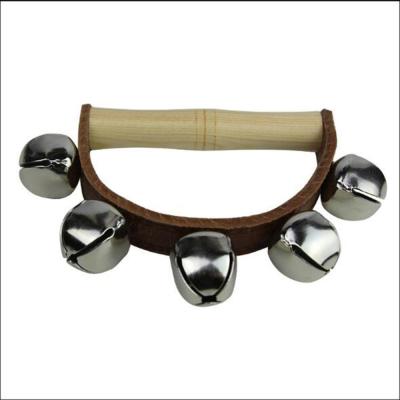 China Please contact Mrs. Lucy Montessori Toys Montessori Teaching Aids Orff Wood Ring Hand Bell for sale