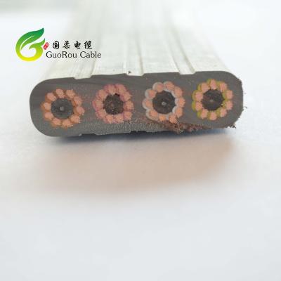 China Machine Equipment Cheap Price Flexible Flat Cable For Elevator And Crane for sale