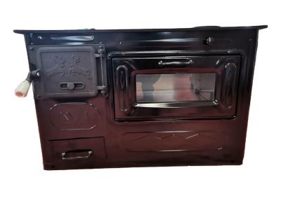 China Modern Design Traditional Oven Stove Cast Iron Wood Burning Stove With Oven for sale