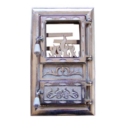 China Convenient Cast Iron Home Heating Cast Iron Stove Chimney Plate Top Parts Cast Iron Stove Door for sale