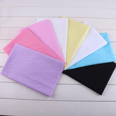 China Waterproof TC 65%polyester 35%cotton 45*45 100gsm Poplin Fabric Shirt Fabric for sale