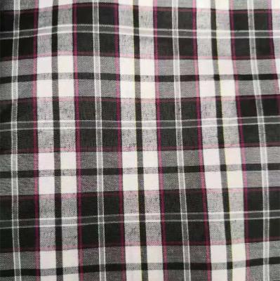 China Shrink-Resistant Cheap Price Stocks Wholesale Linen Lot Fabric For Fabric Yarn Dyed Shirts for sale