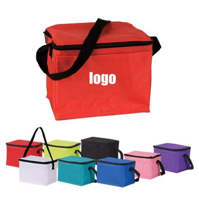 China Promotional Custom Gel Food Money Delivery Insulated Polyester Thermal Nonwoven Cooler Bags for sale