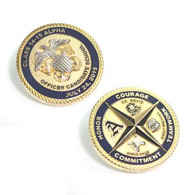 China Manufacturer Promotion Custom Personalized 3d World Professional Chinese Gold Metal Coins for sale