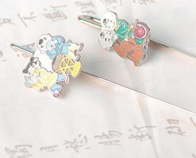 China Quality Australian Supplier Stocked Cute Custom Enamel Metal Bookmark for sale