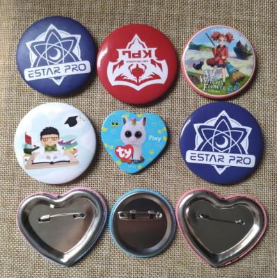 China Australian Manufacturer Custom Plastic Blank Tin Button Promotion Badge Badge for sale