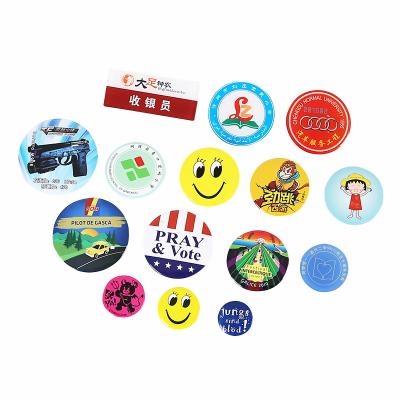 China Australian Manufacturer Custom Plastic Blank Tin Button Promotion Badge Badge for sale