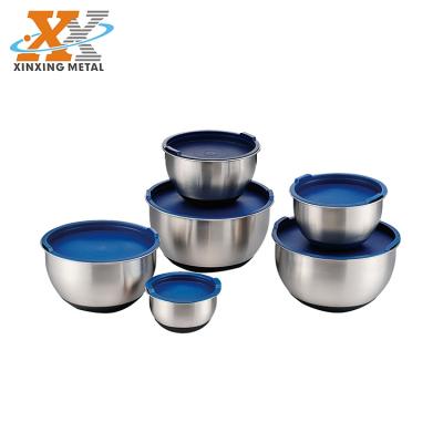 China China Stainless Steel Salad Bowl Set Sustainable Mixing Bowl Fruit Bowl for sale