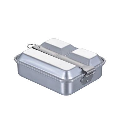 China Mess Tin Camping Mess Kit Aluminum Factory Mess Tin /Mess Kit /lunch box factory supply aluminum metal lunch box for sale