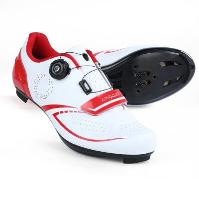 China Custom Perforated Holes Ventilation LQ1 Mtb Road Cycling Mtb Outdoor Professional Racing Cycling Shoes Carbon Bike Shoes For Men for sale