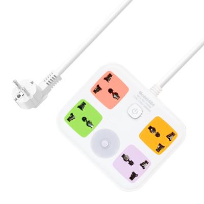 China Commercial Universal Type Extension Socket 4 Outlets Home Appliance Power Strip Electrical Socket for sale